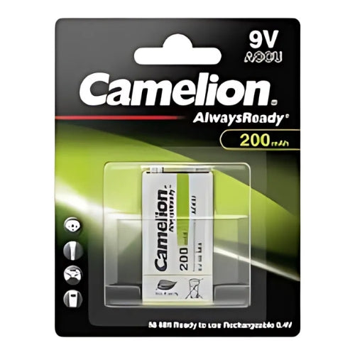 Camelion 9V Battery 200mAh Rechargeable Battery