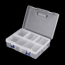 Layer 8 Partitions Transparent Plastic Storage Box Craft Box Components Box Jewelry Boxox Parts Box Storage Box Tool Box F-240 Electronic Component Box