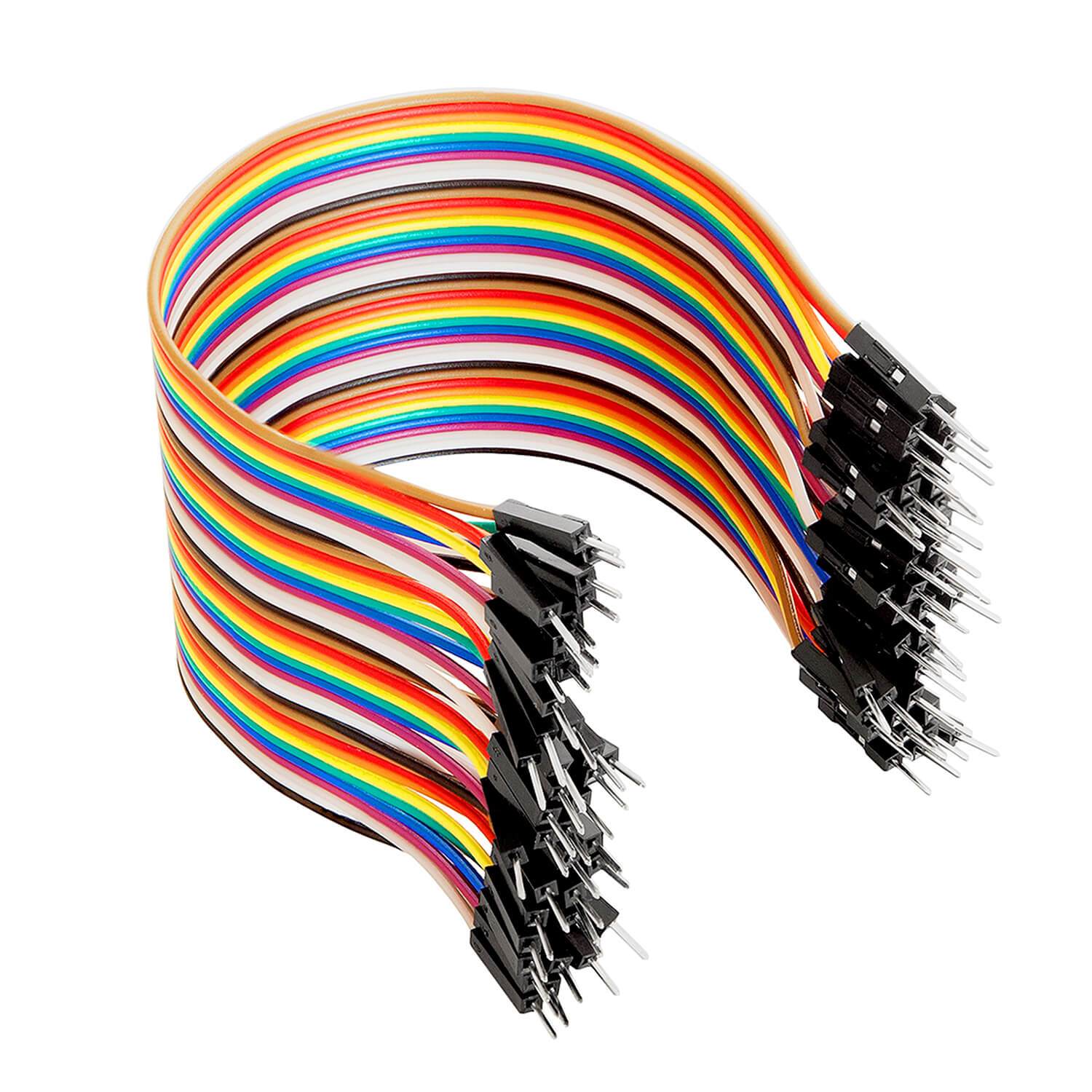 Male To Male Jumper Wire 40 pins 20cm Cable For Arduino